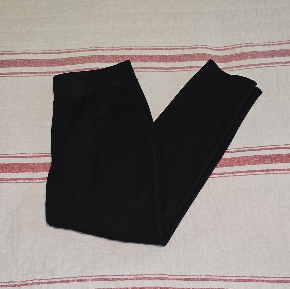 Banana Republic Womens M Black Leggings Pants Pockets Stretch